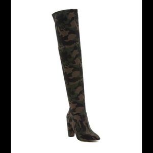 Aldo Camo Thigh Highs